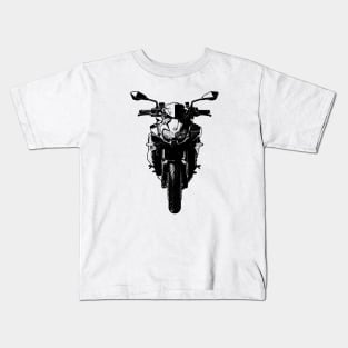 Z H2 Bike Front View Sketch Art Kids T-Shirt